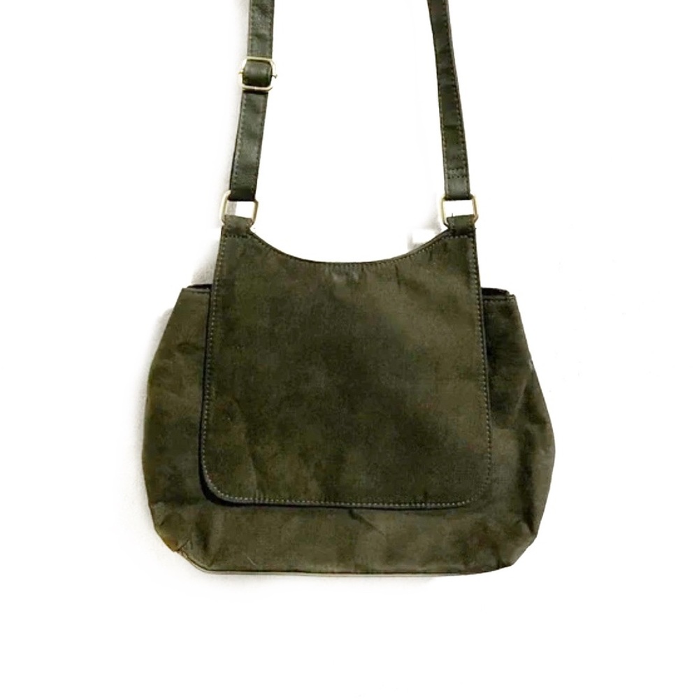 Olive Green Suede Women's Bag